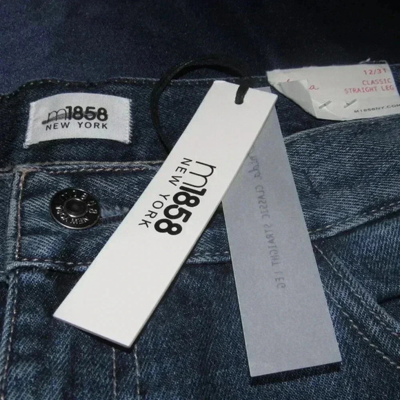 NWT M1858 New York Frida Classic High Rise Straight Leg Jeans Size 12/31 - Picture 5 of 8